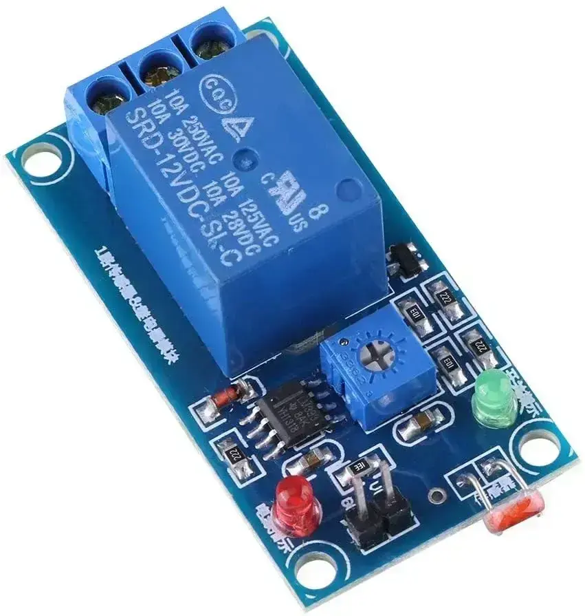 12V Tek Kanal LDR Işık Kontrollü Röle Modülü - 1