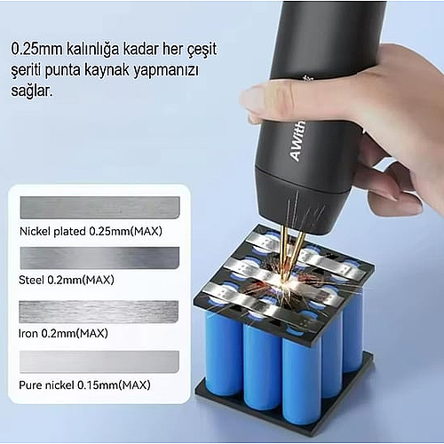 AWithZ H1 5V Taşınabilir Mini Punta Kaynak Makinesi - 3