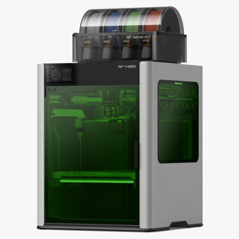 Bambu Lab H2D 40W Lazer Kesim ve Gravür Makinesi – Full Combo Sistem