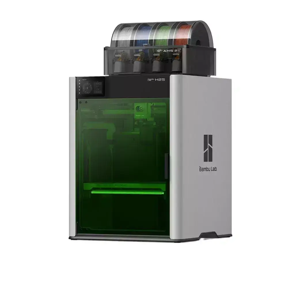 Bambu Lab H2S Lazer Full Combo 10W Çok Fonksiyonlu Profesyonel 3D Yazıcı - 1