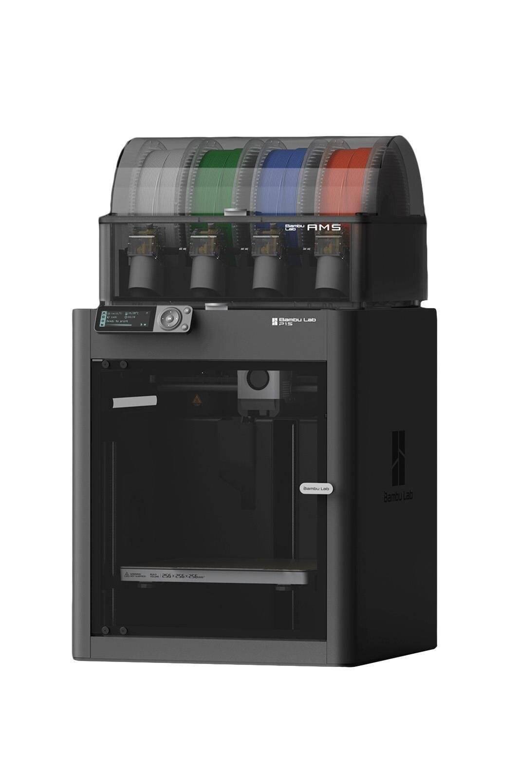 Bambu Lab P1S Combo Kapalı Kasa Yüksek Hızlı 3D Yazıcı - 1