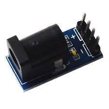 DC-005 5.5 × 2.1mm Siyah DC Güç Adaptörü Jak Soketi Modülü