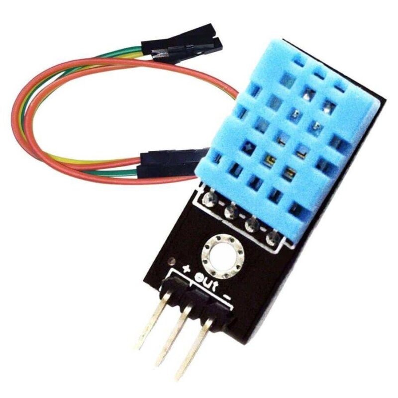 DHT11 Sıcaklık ve Nem Sensörü Kartı – Dijital Isı & Nem Ölçüm Modülü (Arduino Uyumlu)
