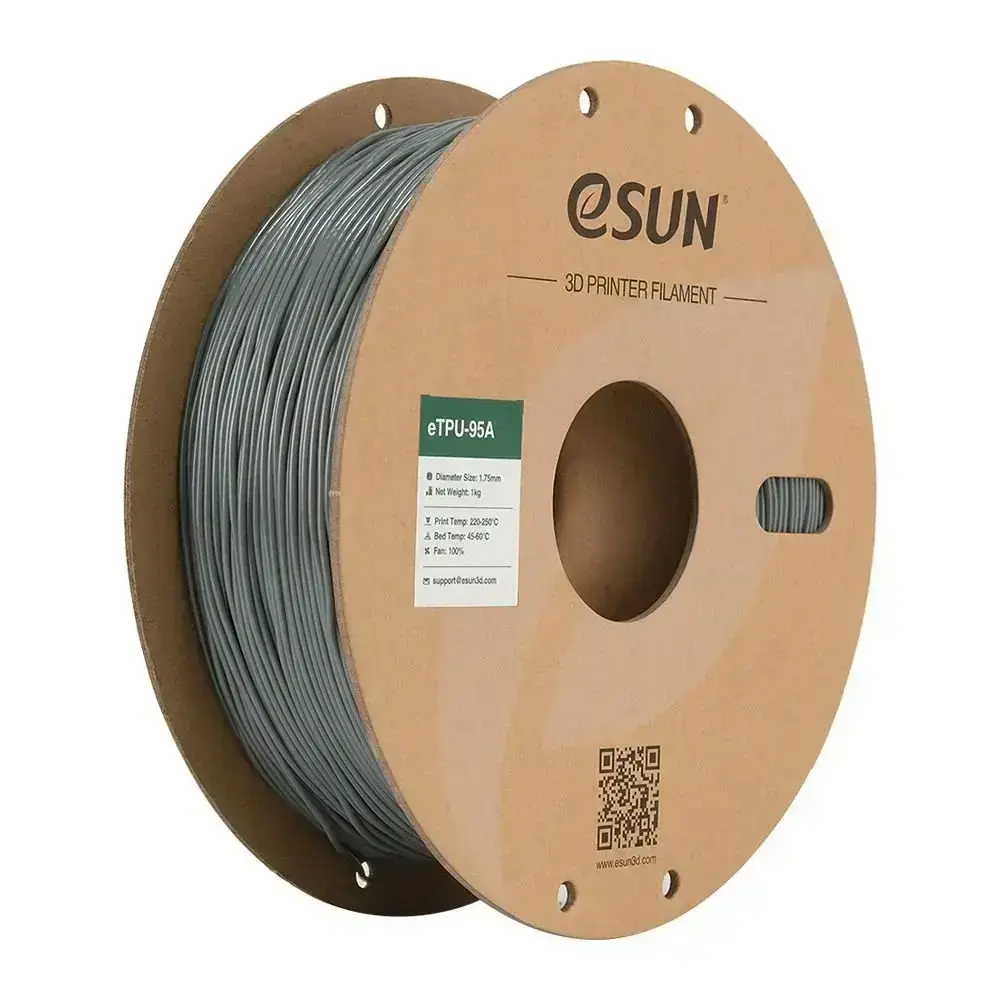 eSUN Esnek TPU 95A Filament 1.75mm 1Kg - Gri - 1