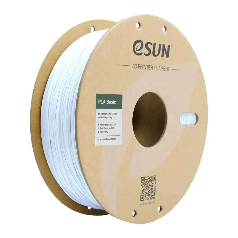 eSUN PLA Basic Soğuk Beyaz 1.75mm 1Kg 3D Yazıcı Filamenti