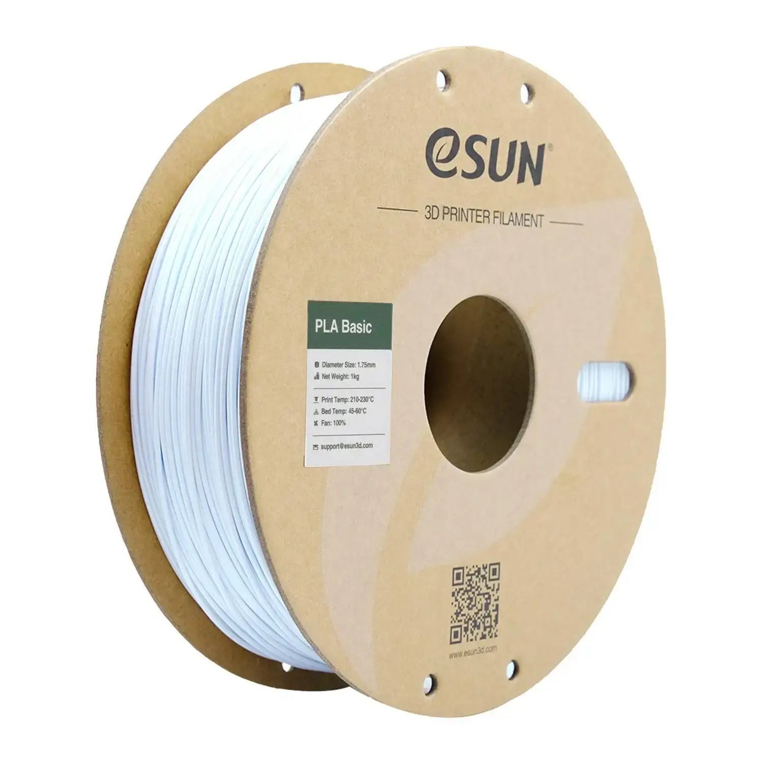 eSUN PLA Basic Soğuk Beyaz 1.75mm 1Kg 3D Yazıcı Filamenti - 1