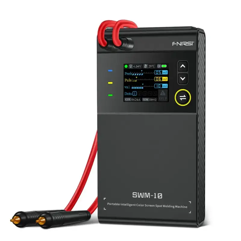 FINIRSI SWM-10 Akıllı Renkli Ekranlı Taşınabilir Pil Nokta Punta Kaynak Cihazı