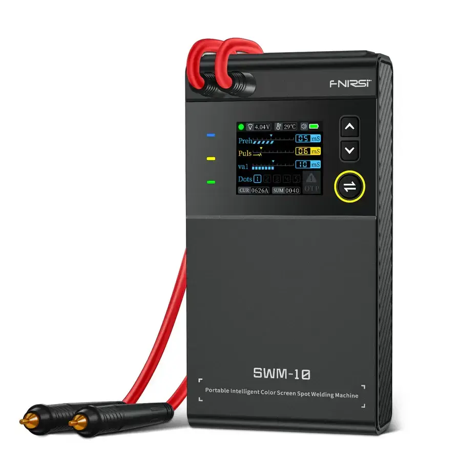 FINIRSI SWM-10 Akıllı Renkli Ekranlı Taşınabilir Pil Nokta Punta Kaynak Cihazı - 1