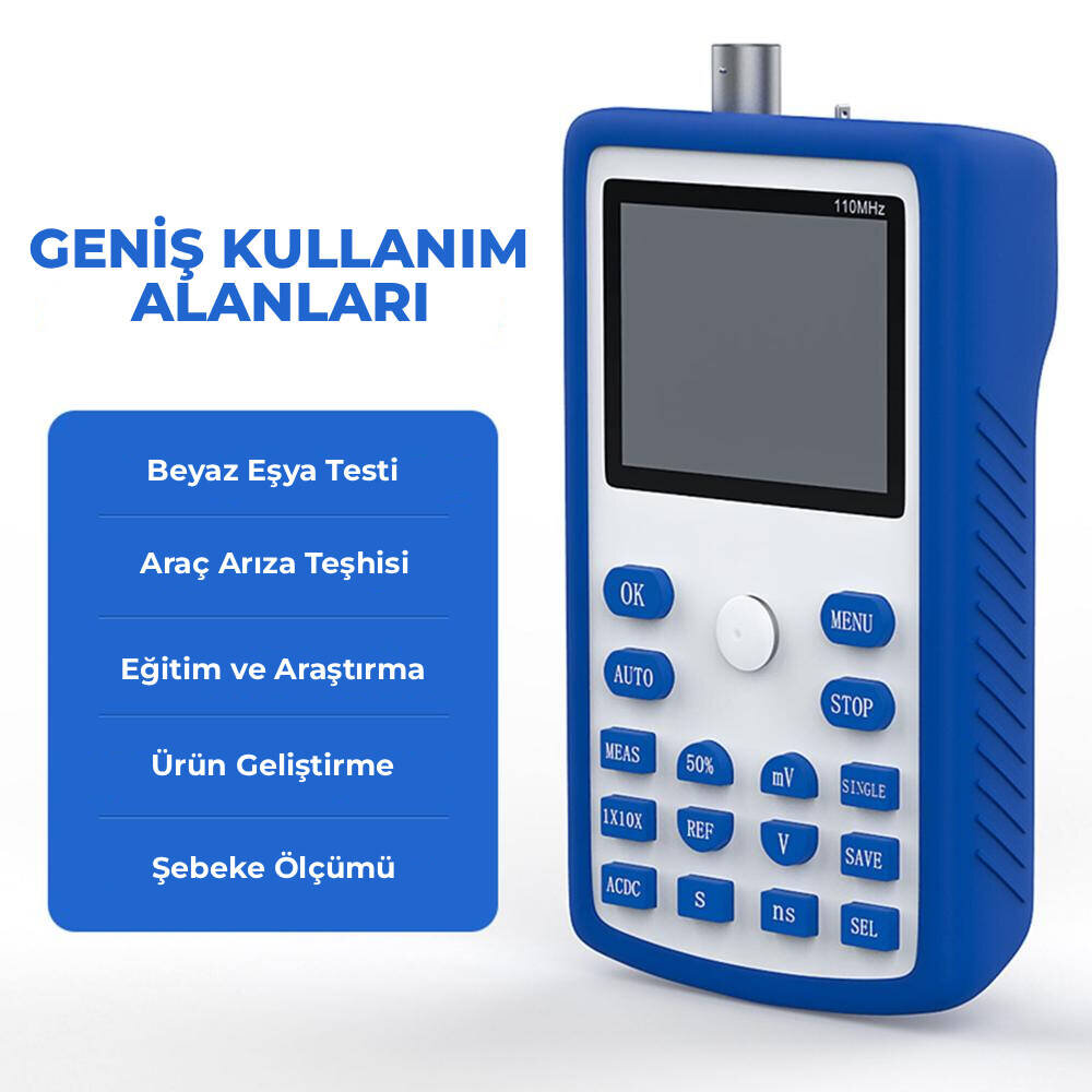 FNIRSI 1C15 El Tipi Renkli Ekran Dijital Osiloskop - 3