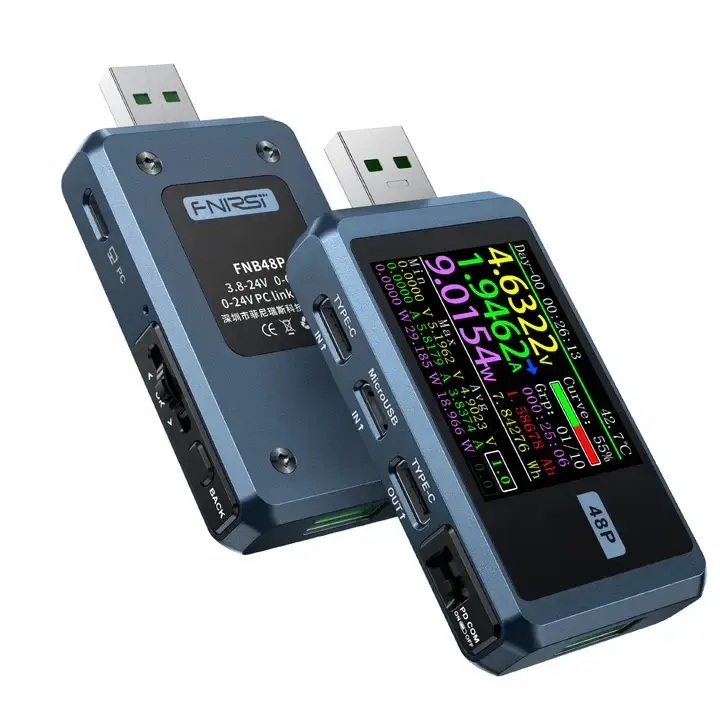 FNIRSI FNB48P USB Güç ve Şarj Analiz Test Cihazı - 1