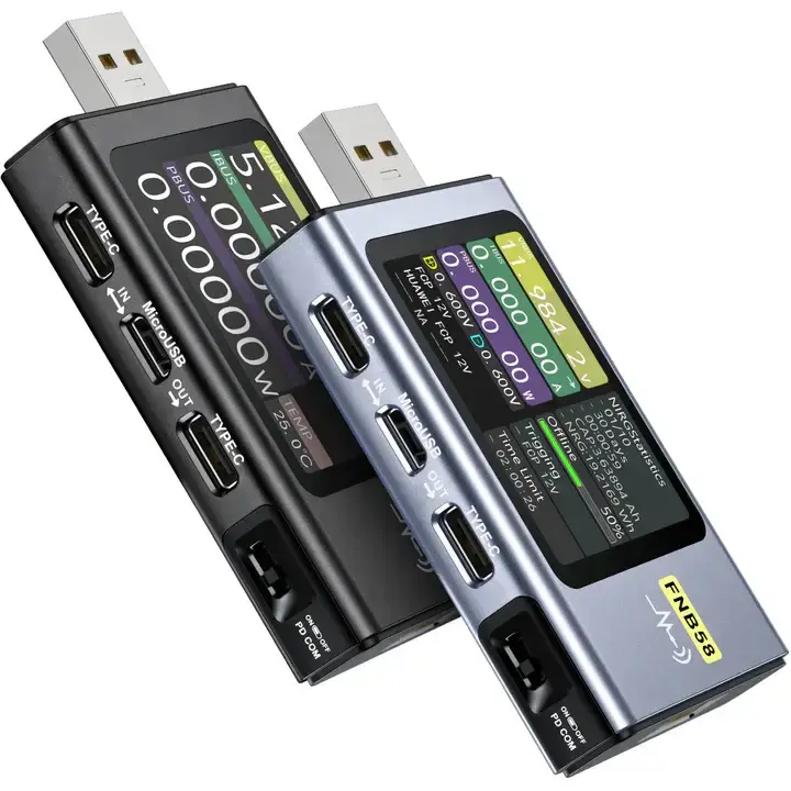 FNIRSI FNB58STD USB Güç Ölçüm ve Akım Gerilim Test Cihazı