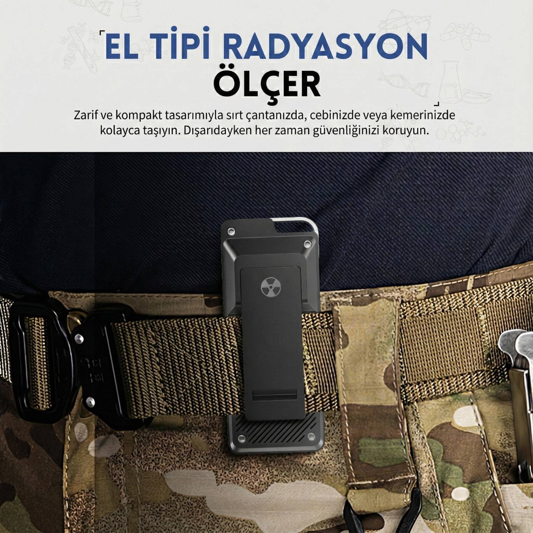 FNIRSI GC-02 Geiger Sayacı Radyasyon Ölçüm ve Analiz Cihazı - 3