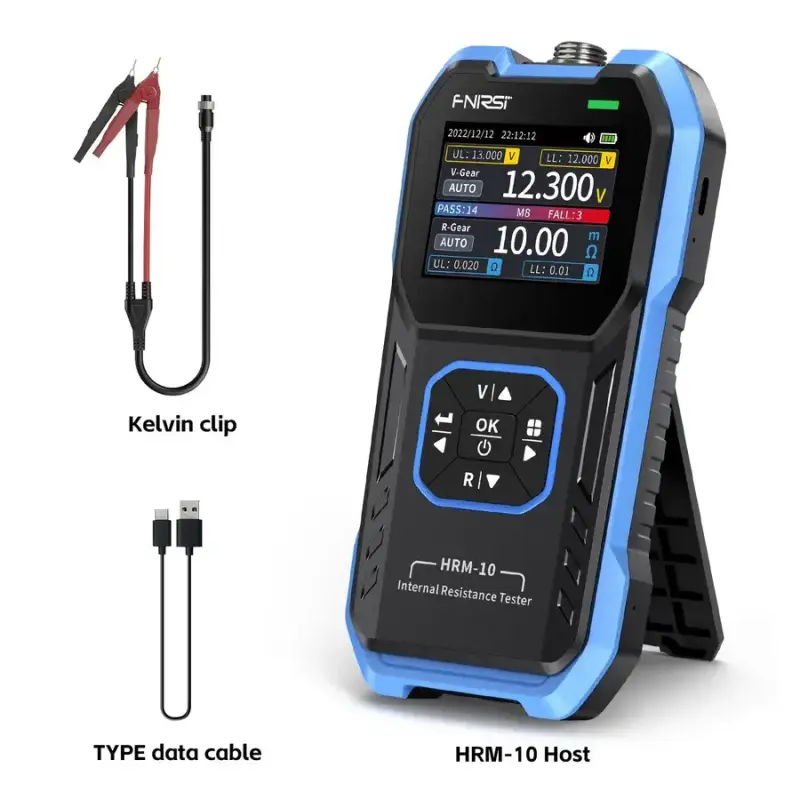 FNIRSI HRM-10 Akü Voltaj ve İç Direnç Ölçüm Test Cihazı - 3