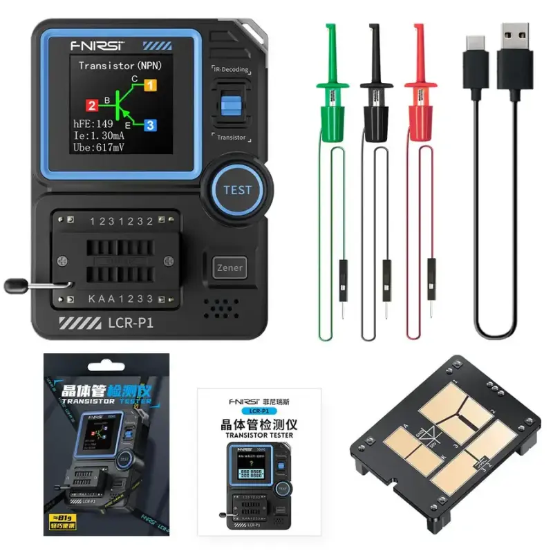FNIRSI LCR-P1 Çok Fonksiyonlu Elektronik Bileşen Test Cihazı - 3