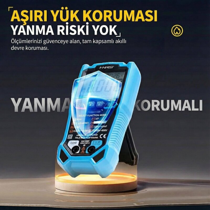 FNIRSI MT-40 Akıllı Dijital Multimetre 4000 Sayım - 3