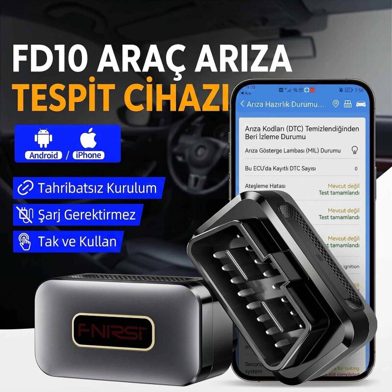 FNIRSI OBD2 FD10 Araba Dedektörü