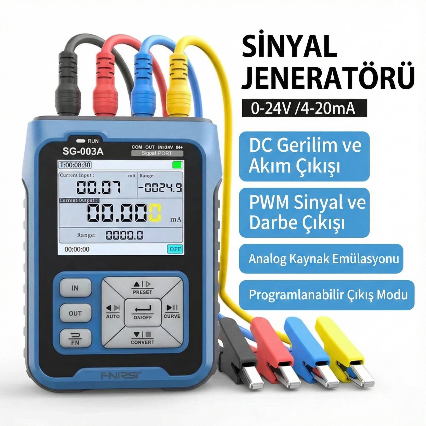 FNIRSI SG-003A Ayarlanabilir Gerilim Çıkışlı Analog Sinyal Üretim Cihazı - 2