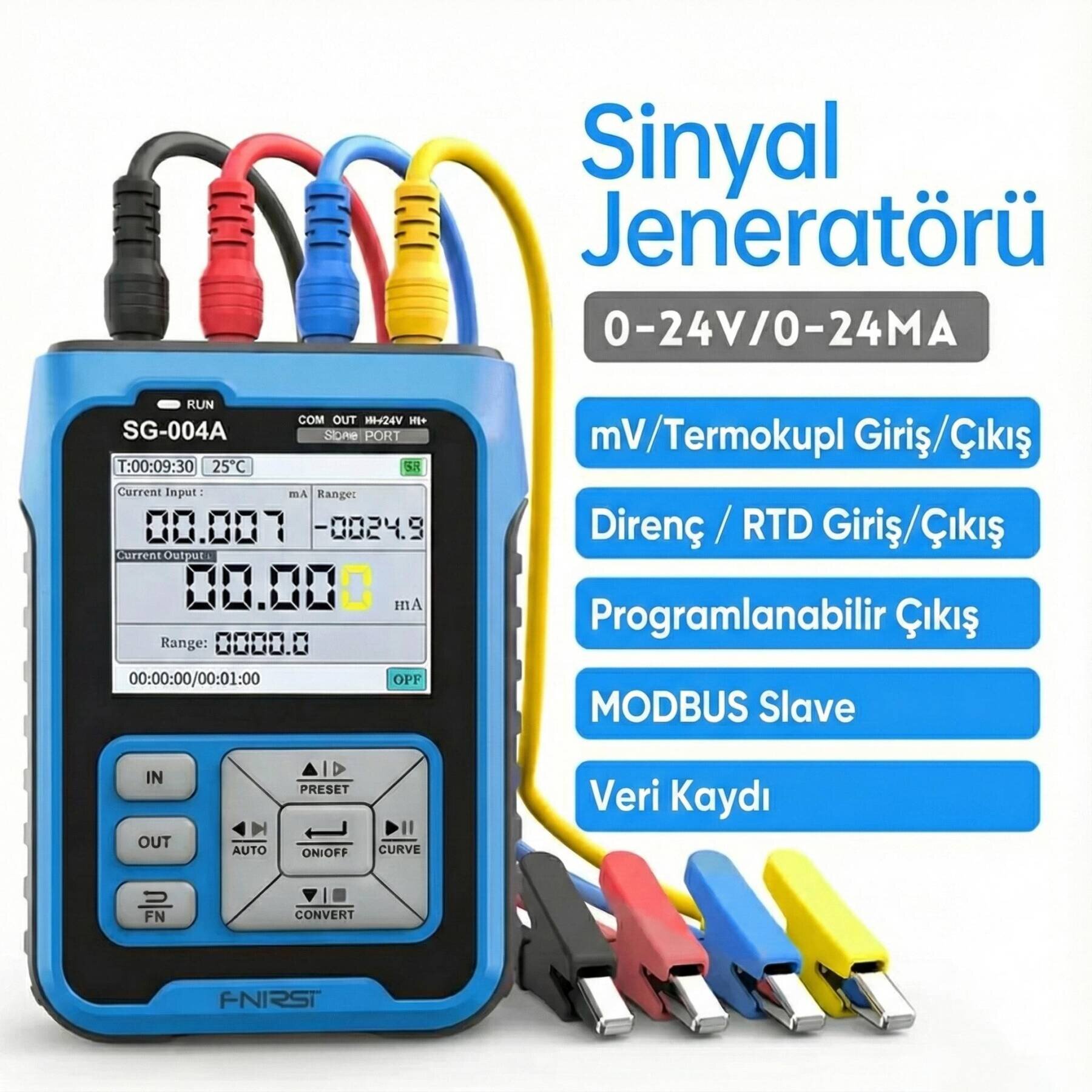 FNIRSI SG-004A Taşınabilir Akım Çıkışlı Mini Sinyal Üretim ve Test Cihazı - 2