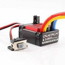 Hobbywing Quicrun 1060 60A Su Geçirmez RC Fırçalı Motor Sürücü ESC - 1