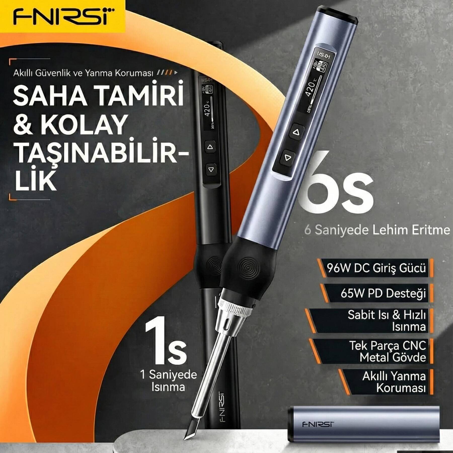 HS-01 Akıllı Dijital Hassas Lehim Havyası - 5