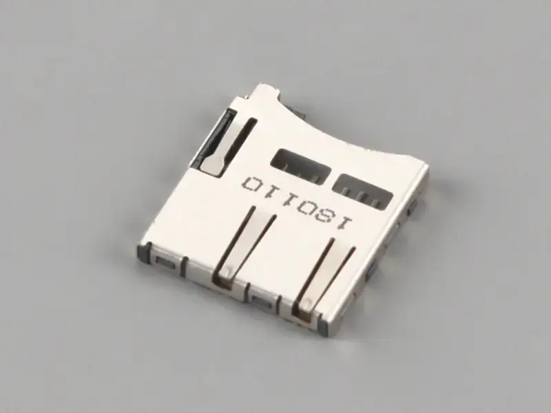 L-KLS1-TF-001 Micro SD (TF) Kart Yuvası – SMD Tip Hafıza Kart Soketi