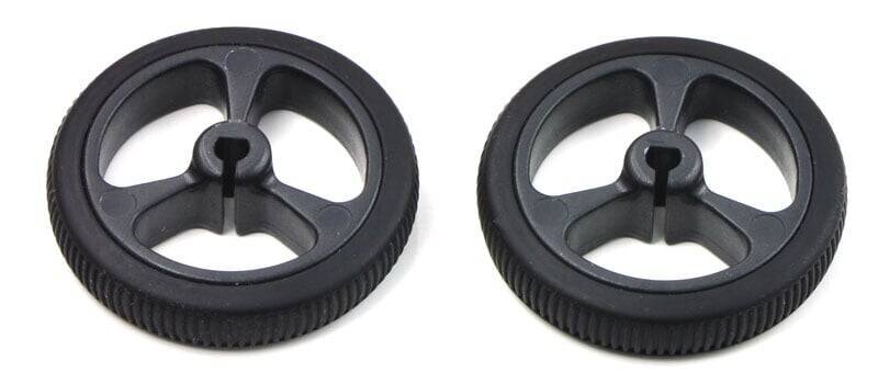 Pololu 32mm Silikon Lastikli Siyah Robot Tekerleği (2 Adet) - 1