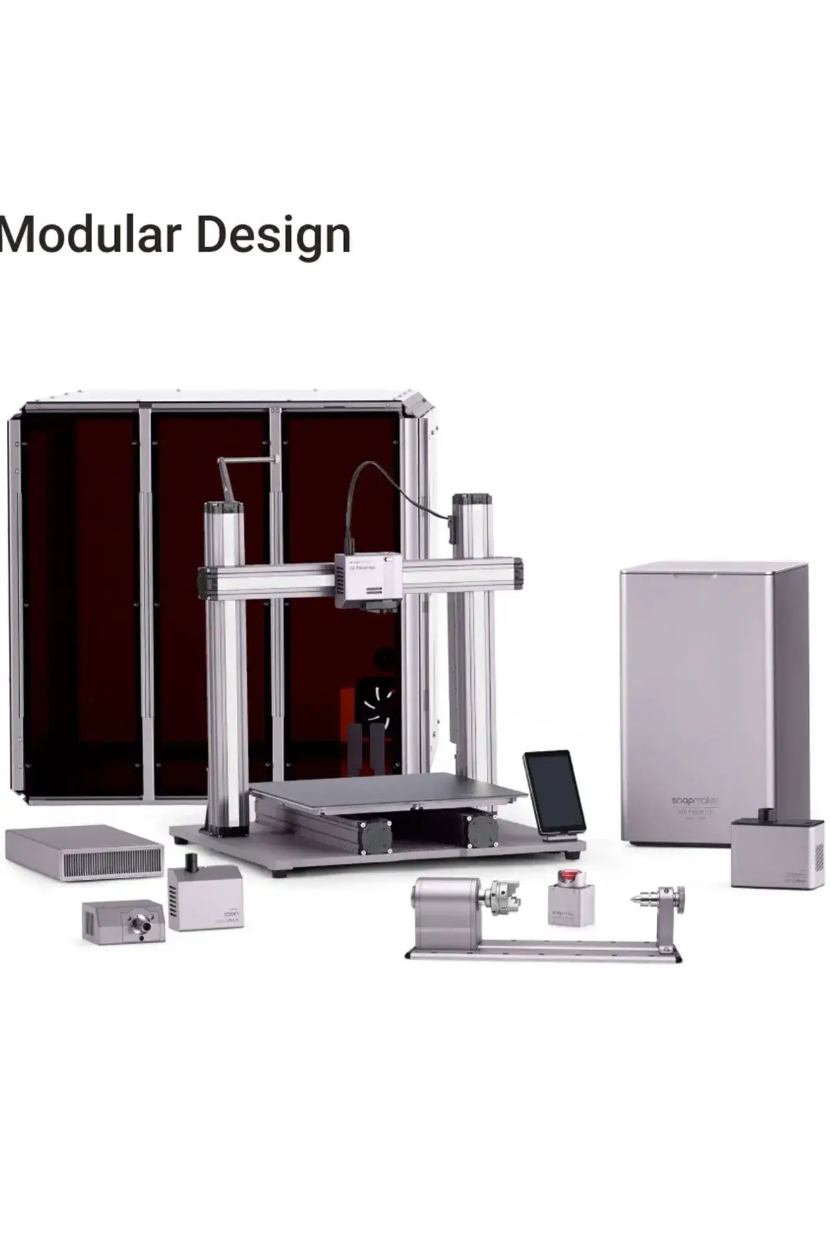 Snapmaker 2.0 A250T 3’ü 1 Arada Modüler 3D Yazıcı - 3