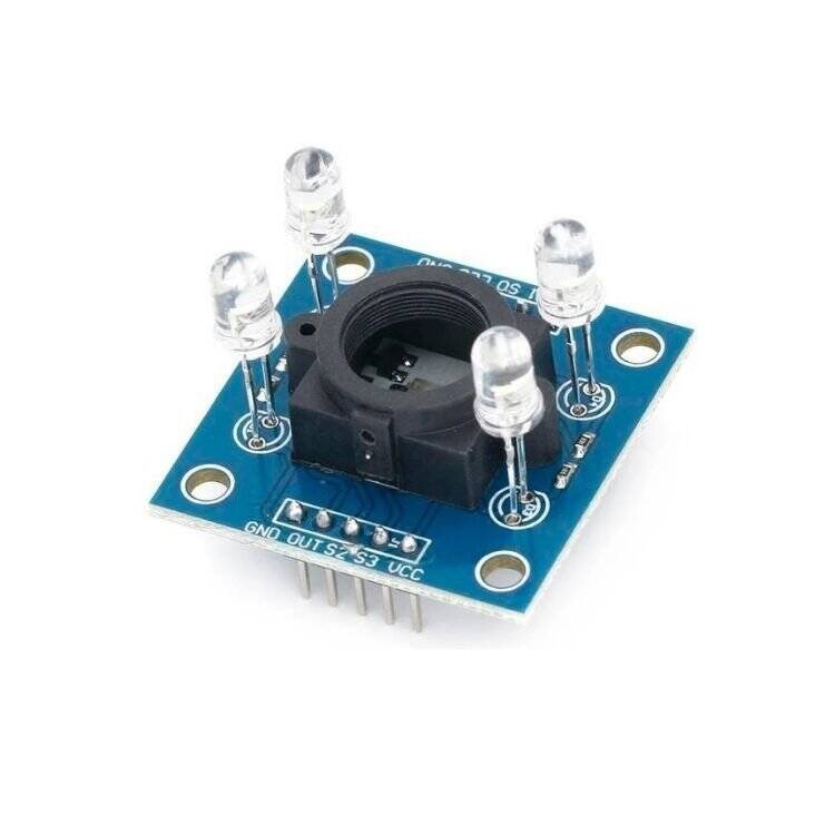 TCS3200 Renk Sensörü Kartı – Sensör Yuvalı (Arduino Uyumlu) - 1